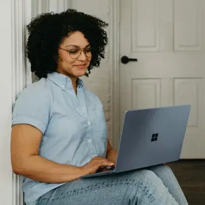 Woman on laptop