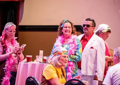 A Project31 staff member smiles at the gala